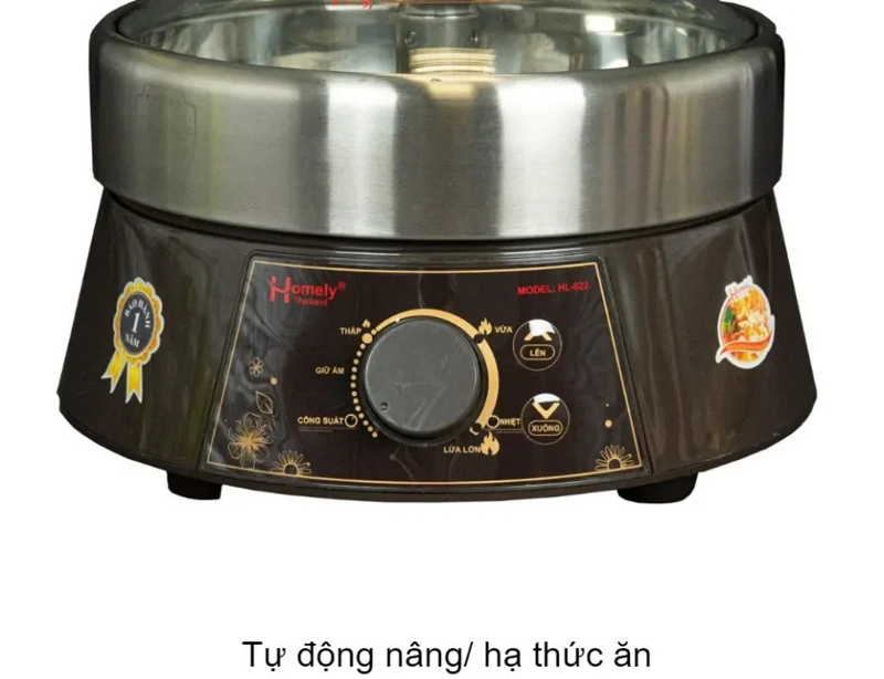 Nồi lẩu điện thang máy Homely HL-822 - Hàng chính hãng