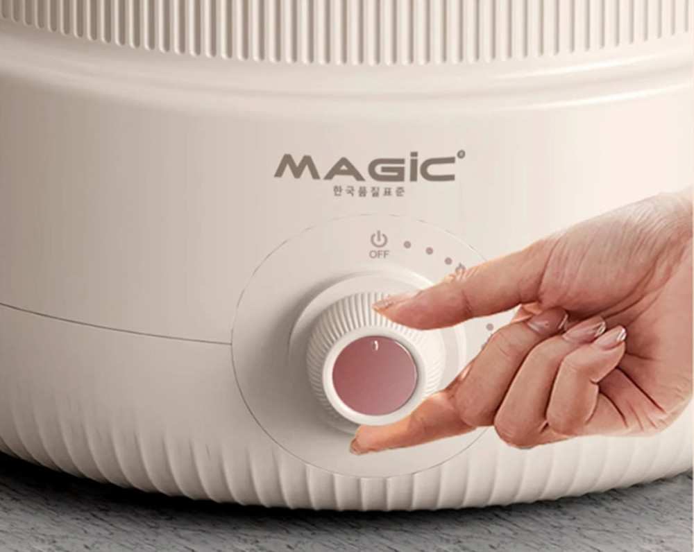 Điều chỉnh nhiệt linh hoạt với 2 mức độ bằng núm vặn thông minh