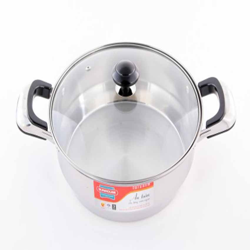 Nồi lẩu inox 1 đáy Sunhouse SHL-26DK - Hàng chính hãng