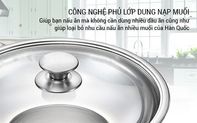 Công nghệ cấu tạo của Nồi lẩu inox PoongNyun LCPT-28CW(IH)