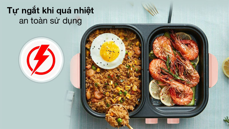 Bếp lẩu nướng đa năng Bear DKL-C12D1 - Hàng chính hãng