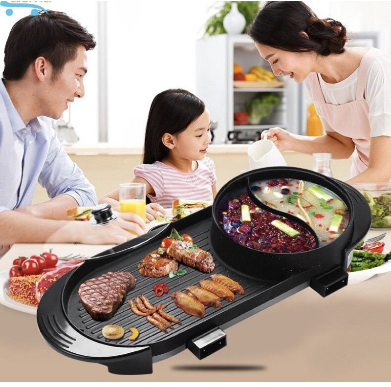 Bếp lẩu nướng đa năng Kangaroo KG2400EH - Hàng chính hãng