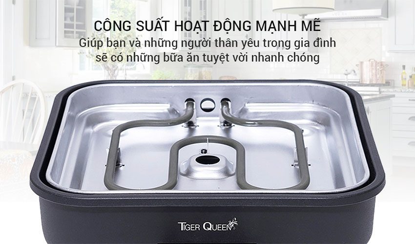 Nồi lẩu nướng điện Tiger Queen SQ-2200 - Hàng chính hãng