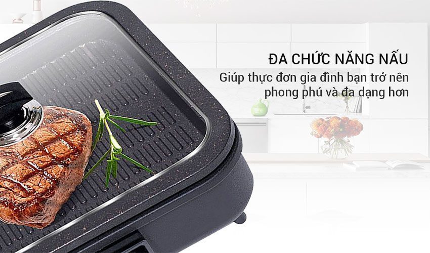 Nồi lẩu nướng điện Tiger Queen SQ-2200 - Hàng chính hãng