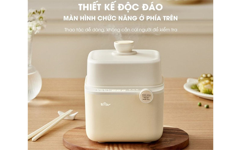 Nồi nấu chậm Bear SB-NNC08 - Hàng chính hãng