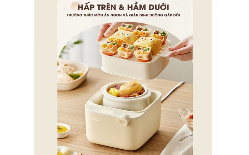 Nồi nấu chậm Bear SB-NNC08 - Hàng chính hãng