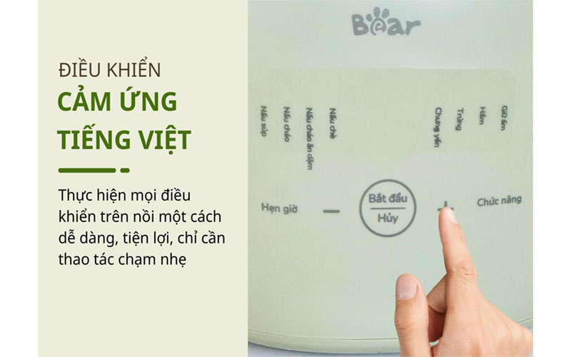 Nồi nấu chậm Bear SB-NNC10 - Hàng chính hãng