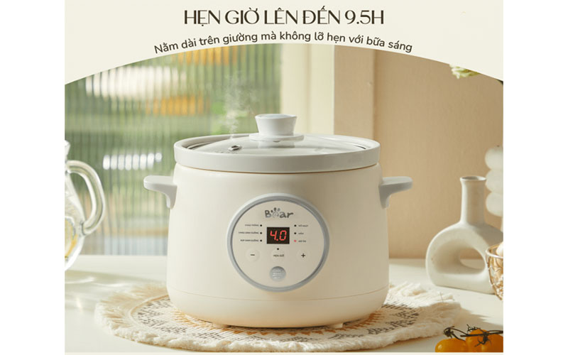 Nồi nấu chậm Bear SB-NNC15 - Hàng chính hãng