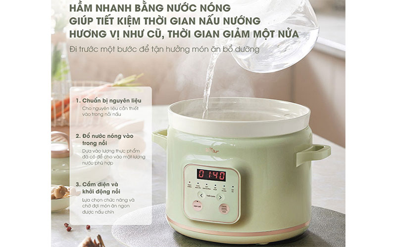 Nồi nấu chậm Bear SB-NNC20