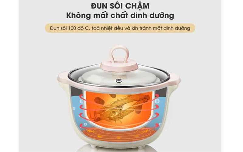 Nồi nấu chậm Bear SUBE002 - Hàng chính hãng
