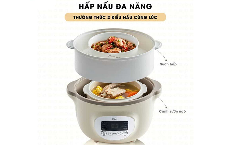 Nồi nấu chậm Bear SUBE002 - Hàng chính hãng