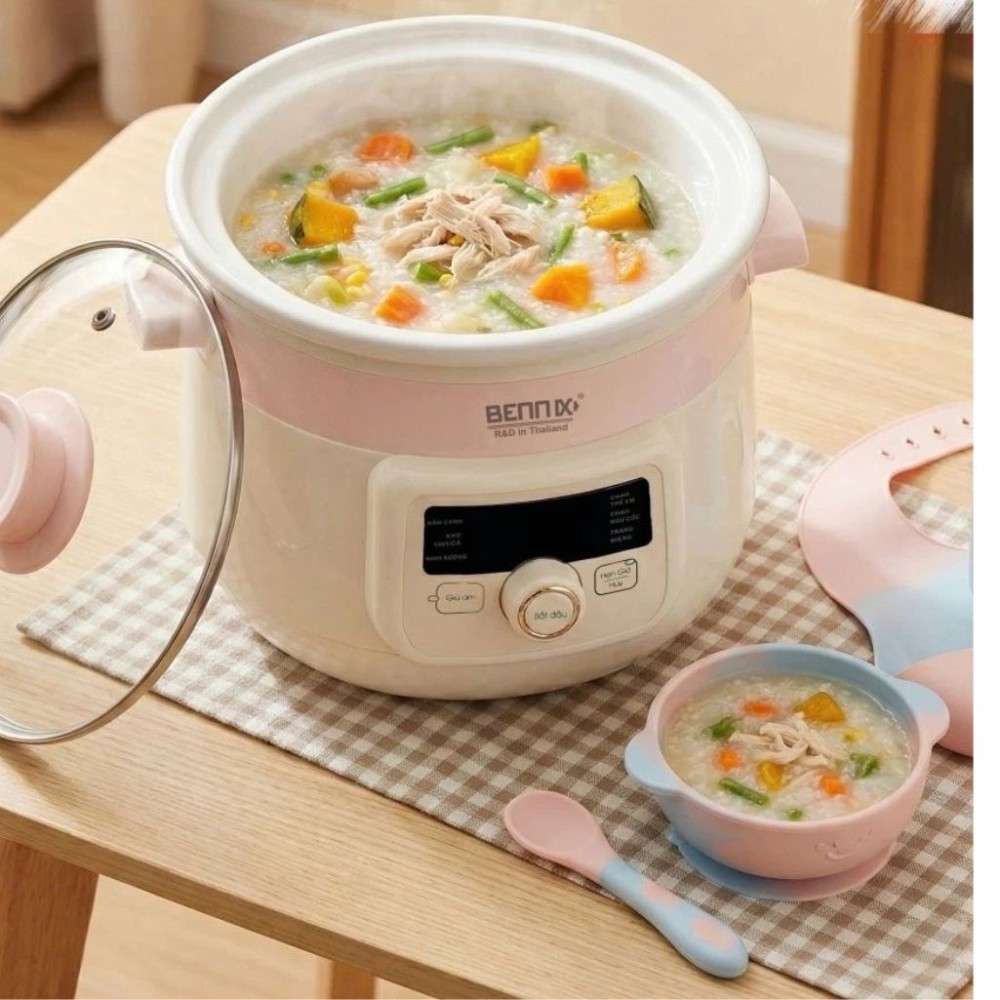 Nồi nấu chậm Bennix BN- SC20 - Hàng chính hãng