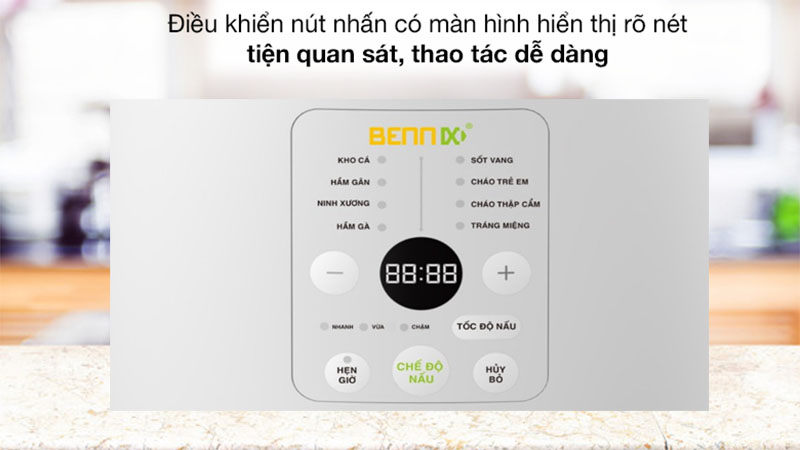 Nồi nấu chậm Bennix BN-30SLC - Hàng chính hãng