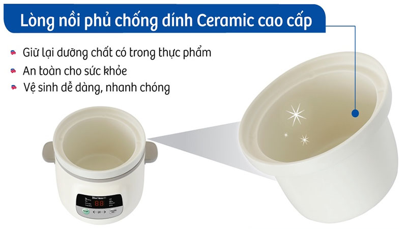 Nồi nấu chậm Bluestone SCB-6123 - Hàng chính hãng