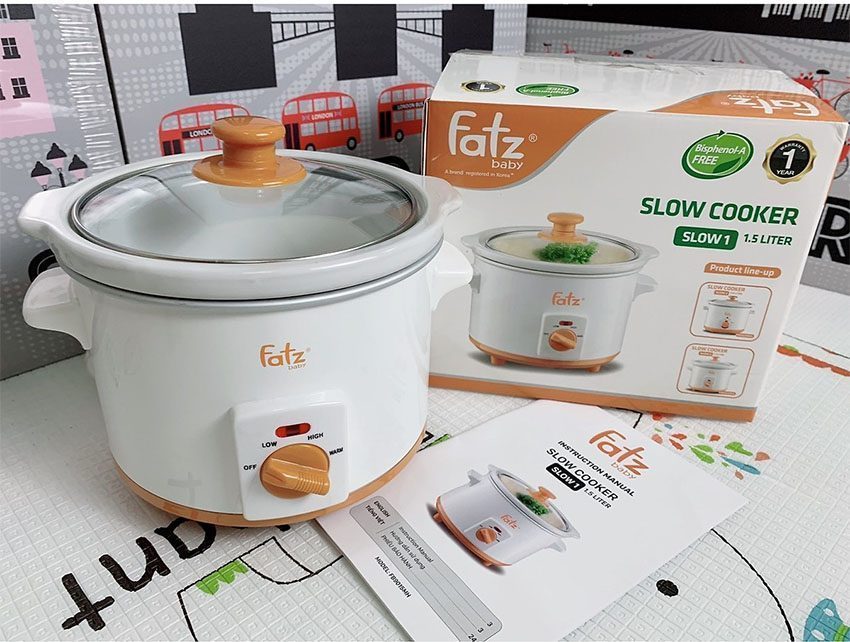 Nồi nấu chậm 1.5L FatzBaby FB9015MH - Hàng chính hãng