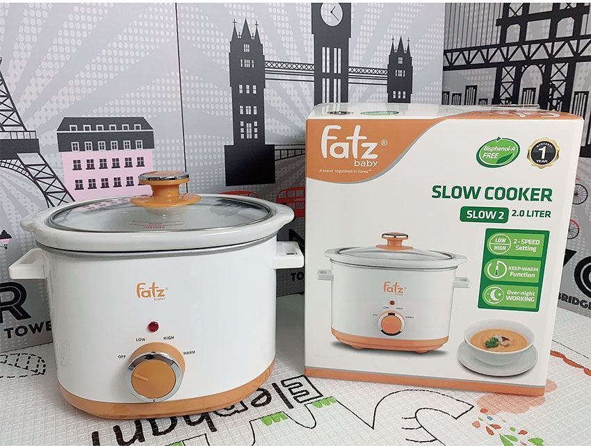Nồi nấu chậm 2L FatzBaby FB9020MH - Hàng chính hãng