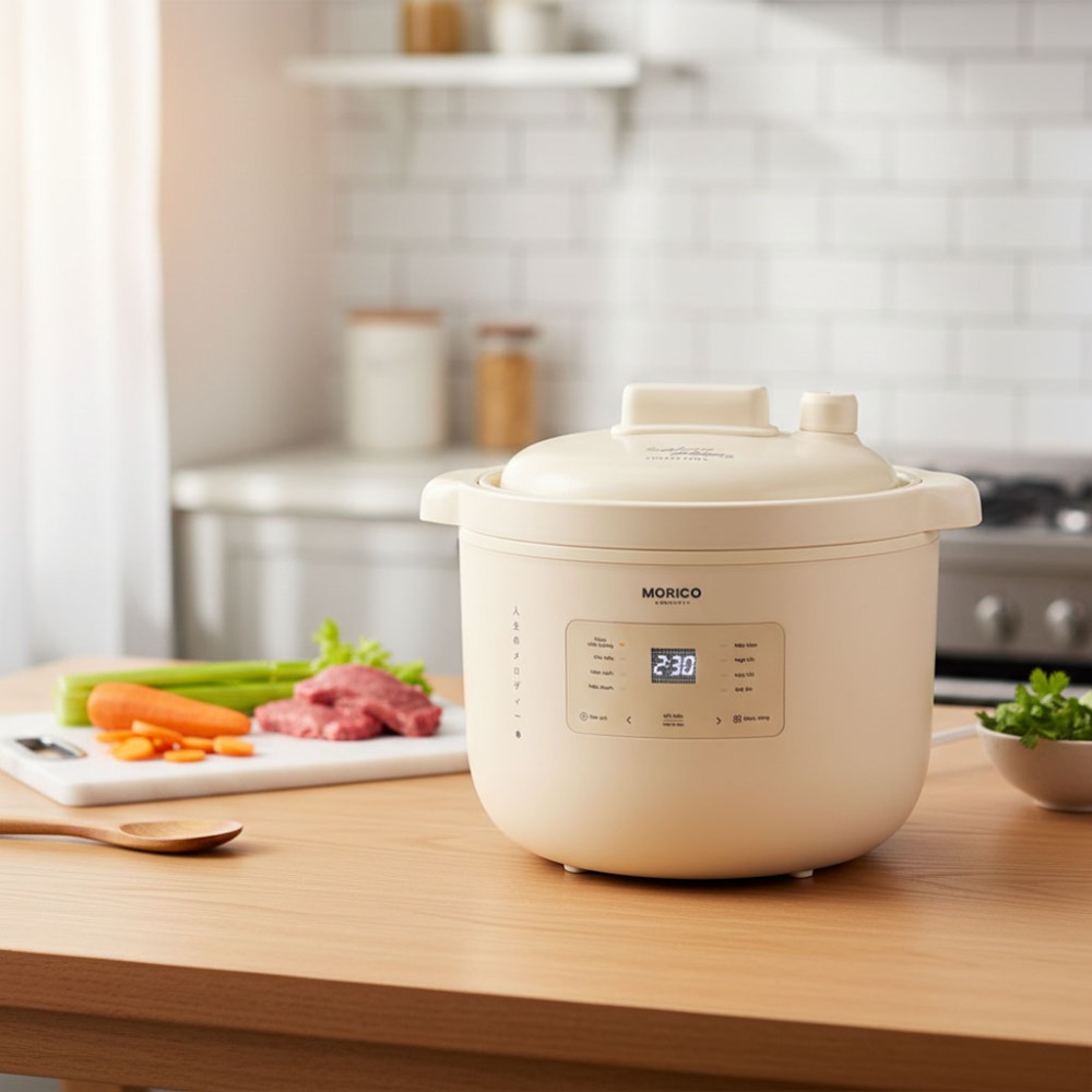 Nồi nấu chậm Morico MS6008 - Hàng chính hãng