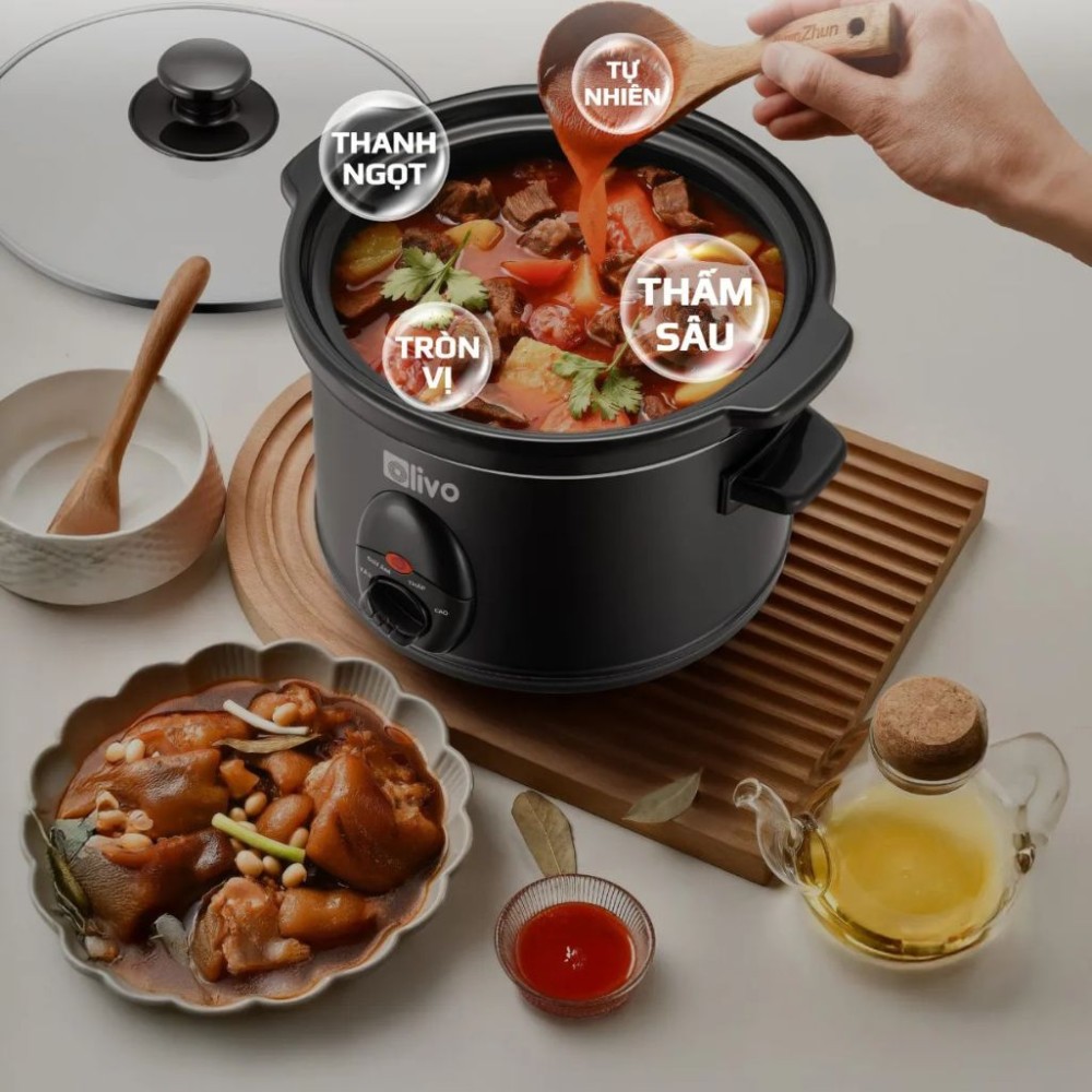 Nồi nấu chậm Olivo SC25 - Hàng chính hãng