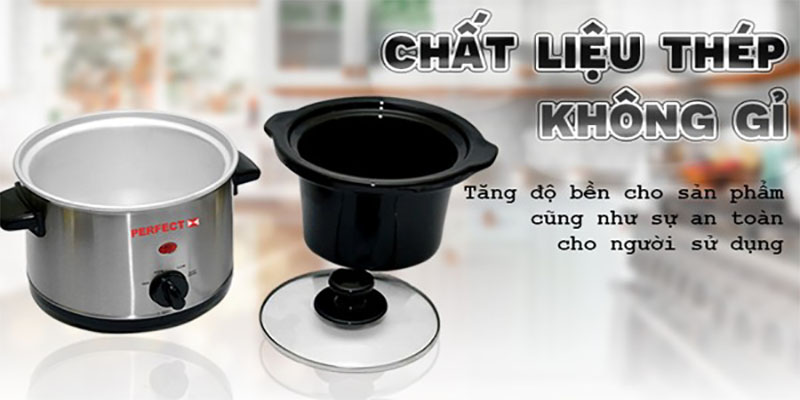 Nồi nấu chậm Perfect PF-S09 - Hàng chính hãng