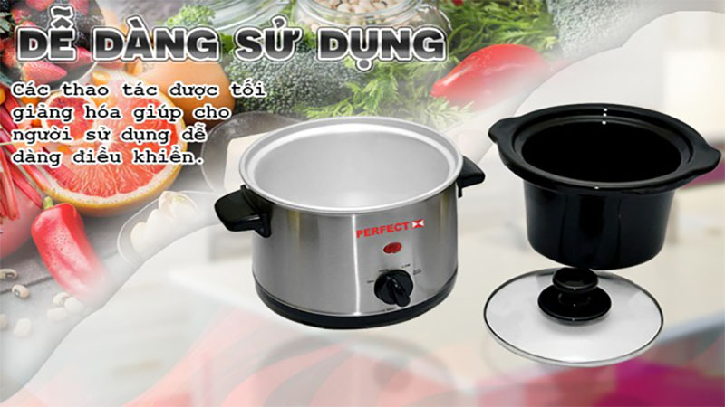 Nồi nấu chậm Perfect PF-S09 - Hàng chính hãng