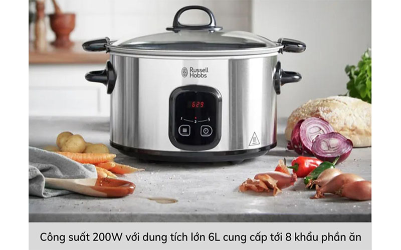 Nồi nấu chậm Russell Hobbs 22750-56 - Hàng chính hãng