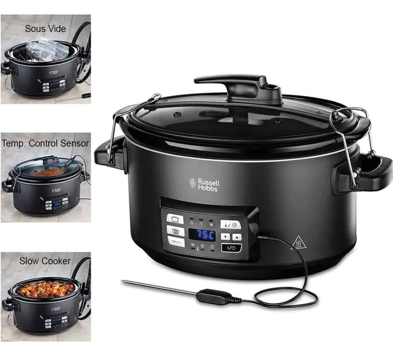 Có 3 phương pháp nấu: nấu Sous Vide, nấu chậm và nấu với cảm biến nhiệt độ