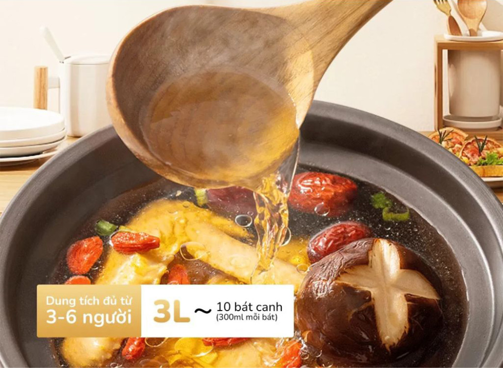 Nồi nấu chậm Unie USC308 - Hàng chính hãng