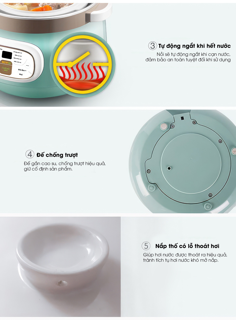 Thiết kế thông minh, đảm bảo an toàn cho người tiêu dùng