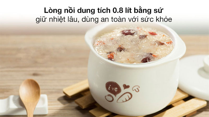 Nồi nấu chậm đa năng Bear DDZ-A08D1 - Hàng chính hãng