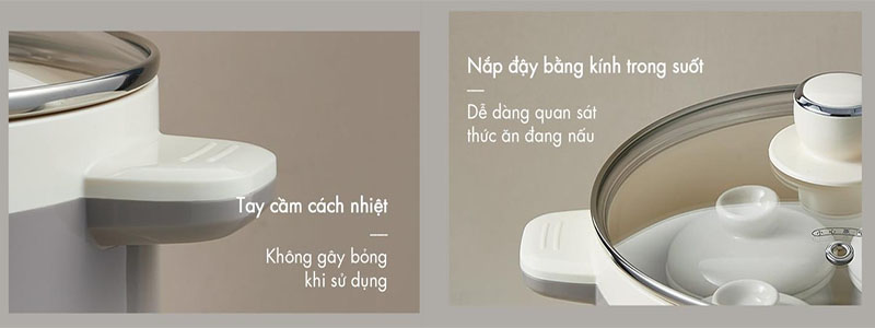 Nồi nấu chậm đa năng Bear DDZ-B25Q3