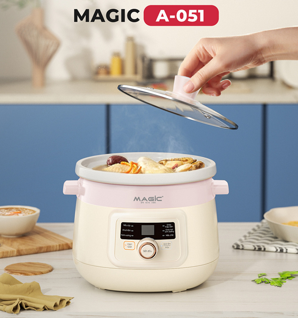 Nồi nấu chậm đa năng Magic A-051 - Hàng chính hãng
