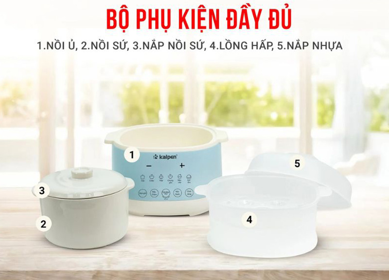 Nồi nấu chậm Kalpen SK2 - Hàng chính hãng