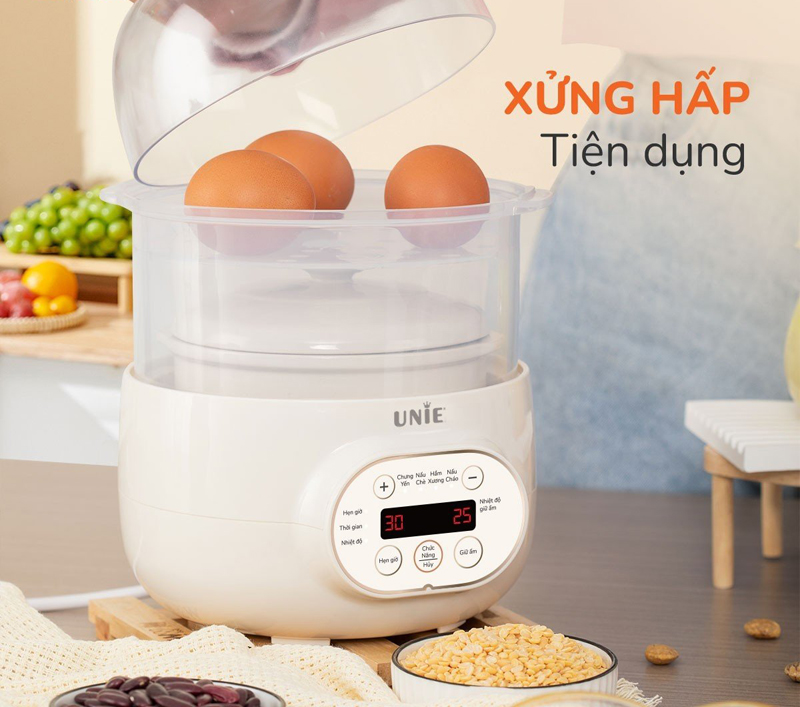 Nồi nấu chậm Unie USC102W - Hàng chính hãng