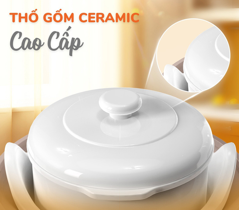 Nồi nấu chậm Unie USC102W - Hàng chính hãng