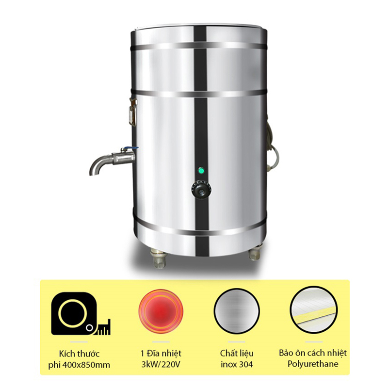 Nồi nấu phở 50 Lít Fushima NP50L - Hàng chính hãng