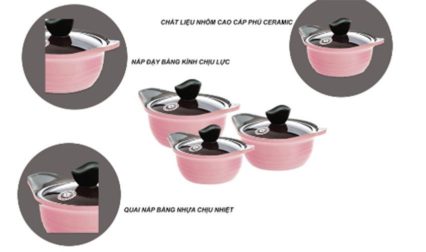Nồi nấu phủ Ceramic Korea King KDC-2000IHS - Hàng chính hãng