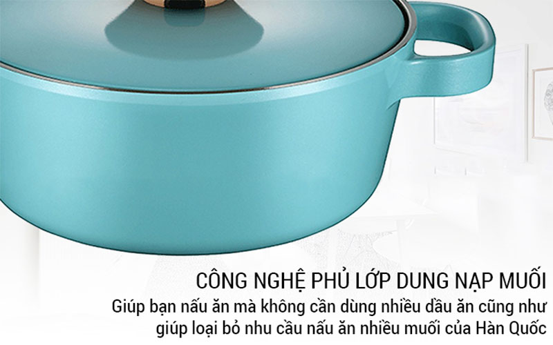 Công nghệ cấu tạo của Nồi nhôm PoongNyun BNPT-20C(IH)