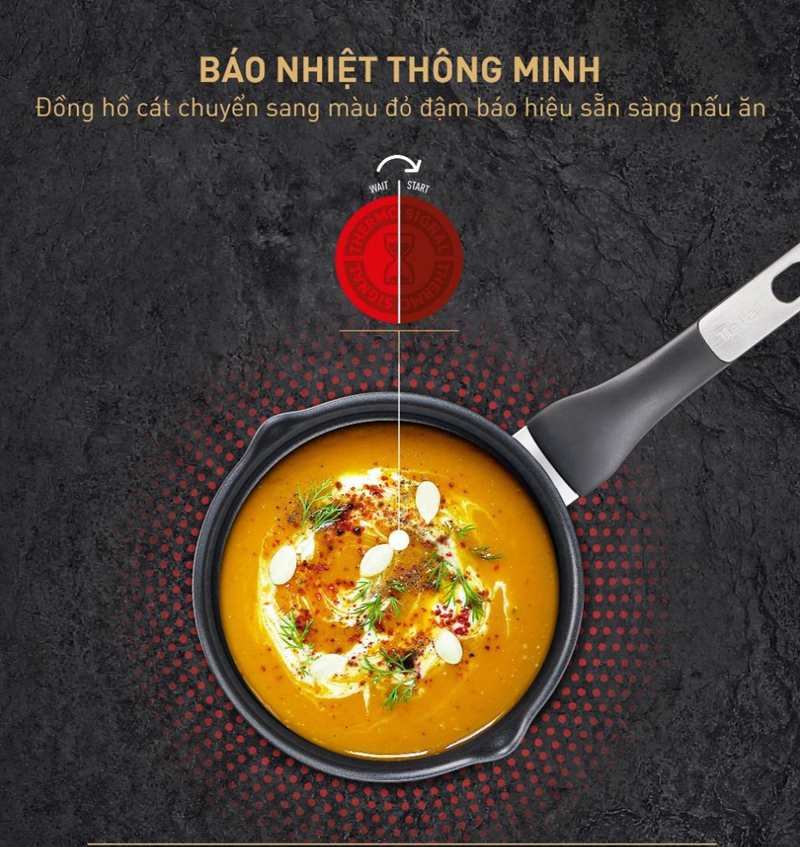 Nồi cán dài Tefal Unlimited 16cm G2552802 - Hàng chính hãng