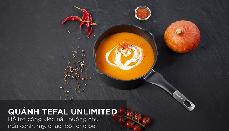 Nồi cán dài Tefal Unlimited 16cm G2552802 - Hàng chính hãng