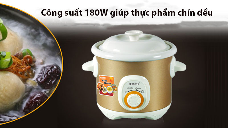 Nồi tiềm điện Lorente LT-119 - Hàng chính hãng