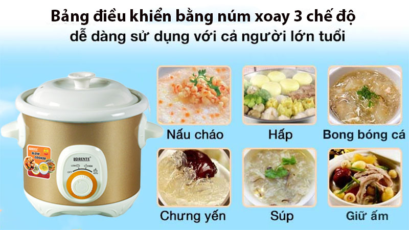 Nồi tiềm điện Lorente LT-119 - Hàng chính hãng