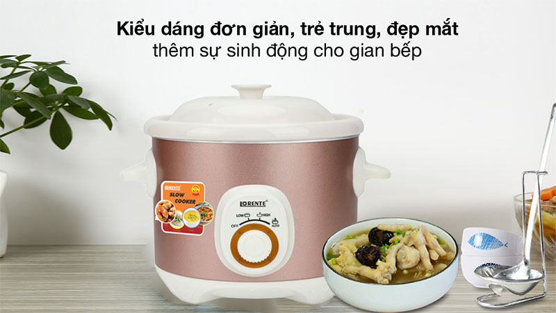 Thiết kế của Nồi tiềm điện Lorente LT–135