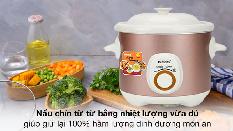 Công nghệ nấu của Nồi tiềm điện Lorente LT–135