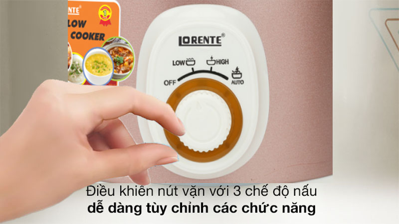 Điều khiển của Nồi tiềm điện Lorente LT–135