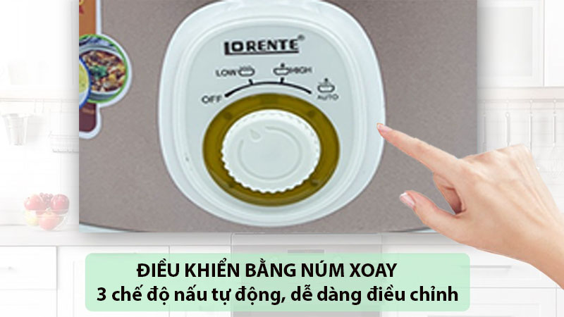 Điều khiển của Nồi tiềm điện Lorente LT-145