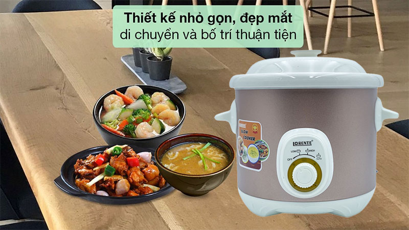 Thiết kế của Nồi tiềm điện Lorente LT-145