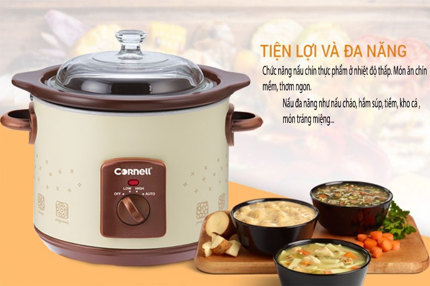 Nồi tiềm thực phẩm Cornell CSC-D15C - Hàng chính hãng
