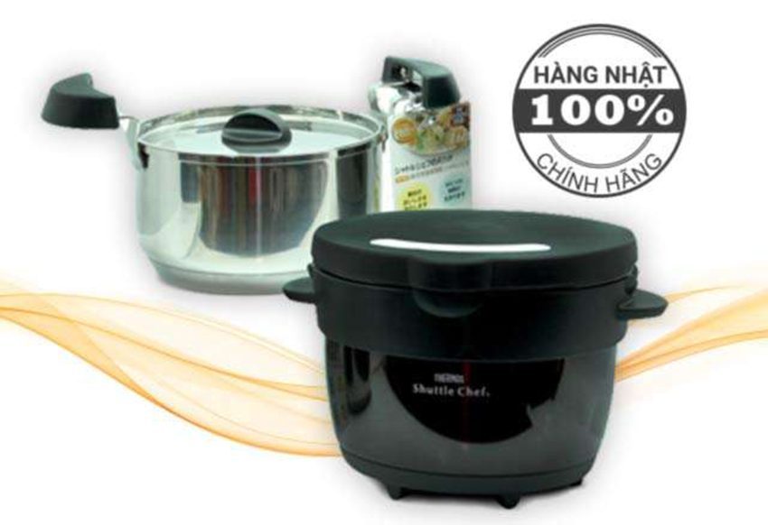 Nồi ủ Thermos KBB-1600 BK - Hàng chính hãng