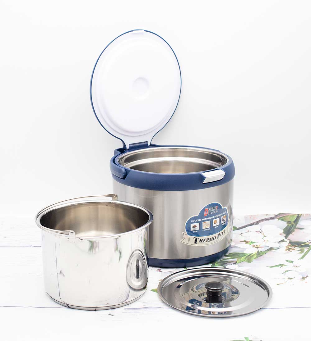Nồi ủ chân không giữ nhiệt inox Decker's Home Thermo Pot YXM-D35CF 3.5L - Hàng chính hãng