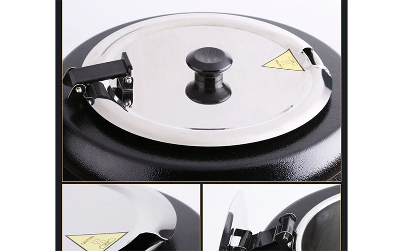 Nắp của Nồi ủ trân châu vỏ gang 10L